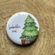 Badge Sapin de Noël et cadeaux