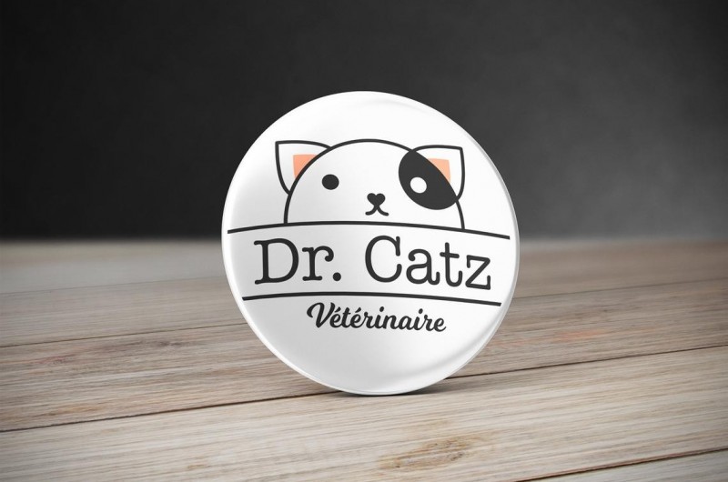 Badge Vétérinaire Chat